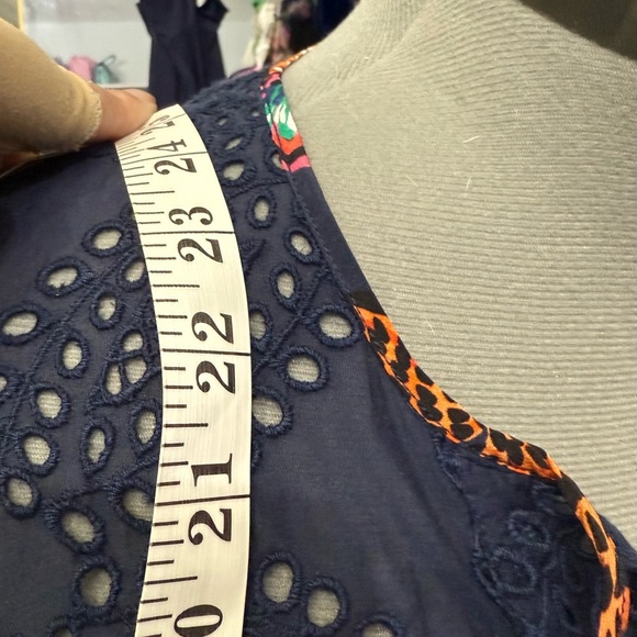 N.w.t. Johnny Was Tamera Eyelet Blouse Size Large Bell Sleeves - Picture 11 of 13